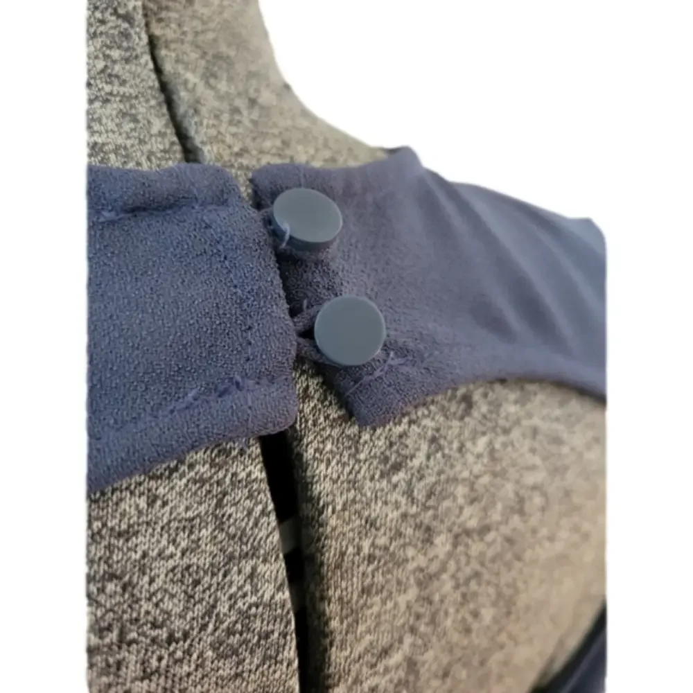 Leith Blue Flare Sleeve keyhole Back Dress-Size Small - Picture 5 of 7